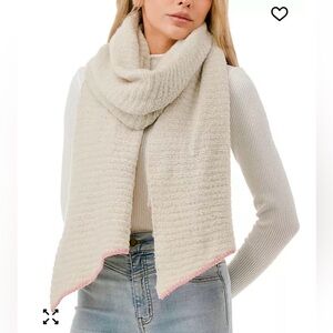 Marcus Adler Whipstich Scarf Off White